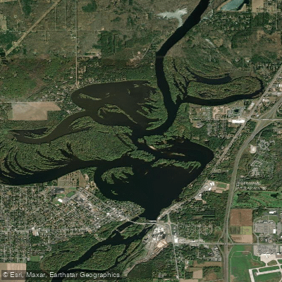 Mosinee Flowage Kayaking and Paddle Boarding in Wisconsin - Maps ...