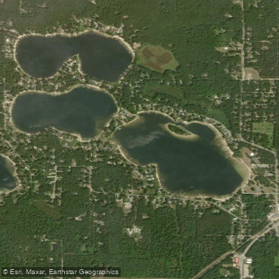 [Twin Lakes] Kayaking and Paddle Boarding in Michigan - Maps ...