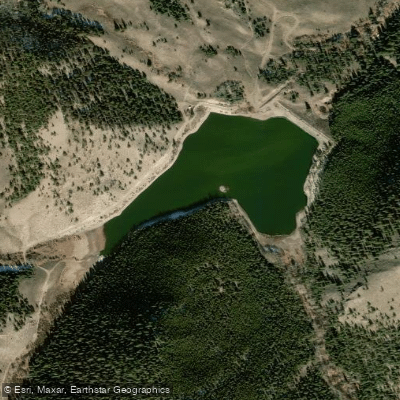 Needle Creek Reservoir Kayaking and Paddle Boarding in Colorado - Maps ...